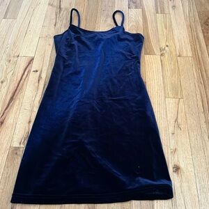 Mandee blue velvet dress small